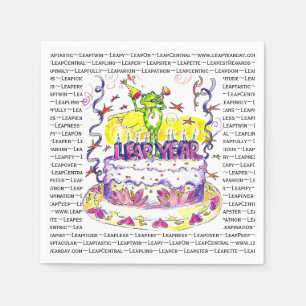 Leap Year Napkins Cake