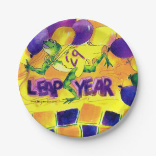 Leap Year Party Plate