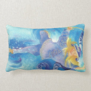 Leap Year Ribbon Dancer Lumbar Cushion
