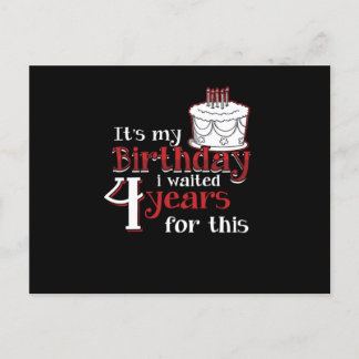 Leaper Leap Year 2020 Leapling Birthday Bday Waite Postcard
