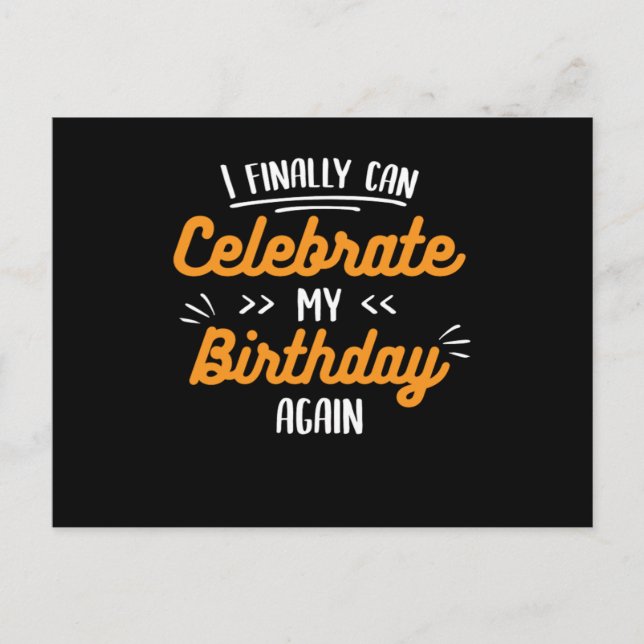 Leaper Leapling Leap Day Bday I Can Celebrate My B Postcard (Front)