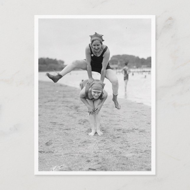 Leapfrog On The Beach Postcard (Front)