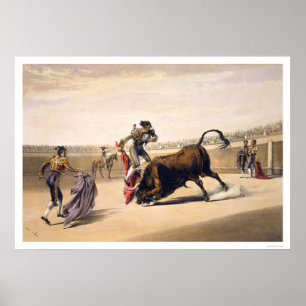 Leaping a Bull Poster