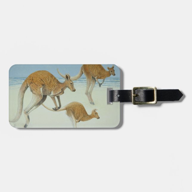 Leaping ahead luggage tag (Front Horizontal)