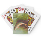 Leaping Brook Trout fish vintage illustrated