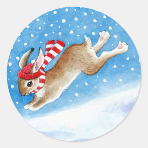 Leaping Bunny stickers