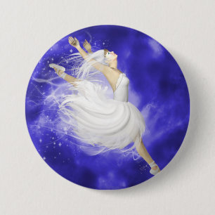 Leaping Dancer 7.5 Cm Round Badge