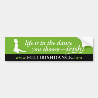 Leaping Dancer Bumper Sticker
