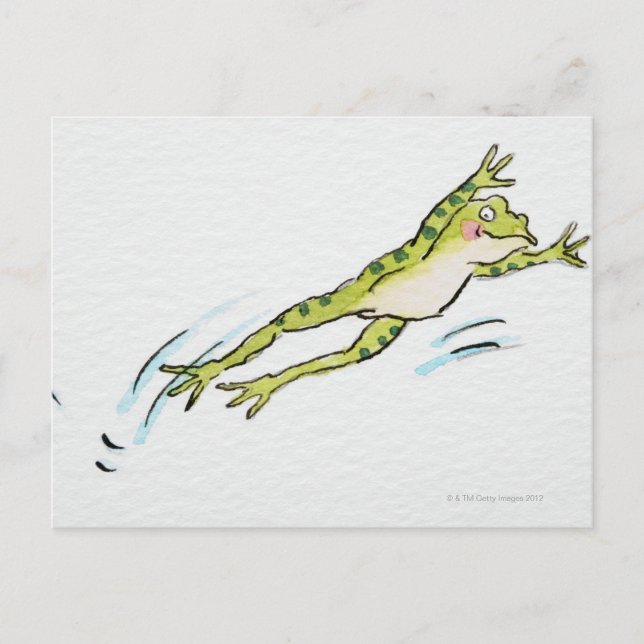 Leaping Frog 2 Postcard (Front)