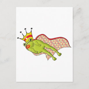 Leaping Frog Prince Colour Postcard
