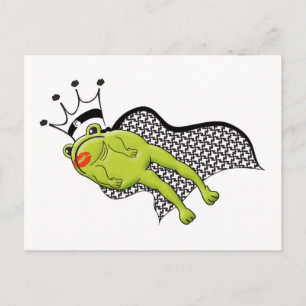 Leaping Frog Prince Postcard