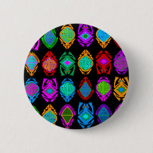 Leaping Frogs 6 Cm Round Badge