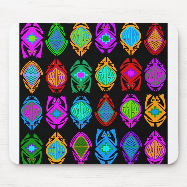 Leaping Frogs Mouse Mat (Front)