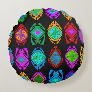 Leaping Frogs Round Cushion