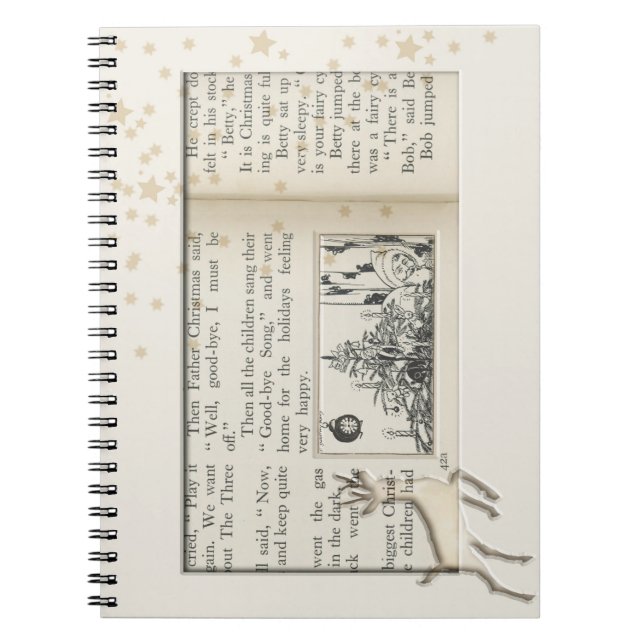 Leaping into Christmas Notebook (Front)