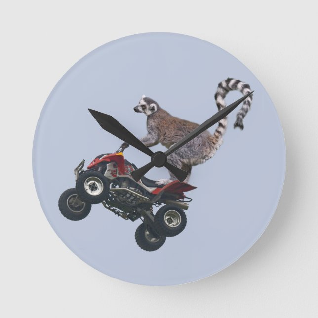 Leaping Lemur Clock (Front)