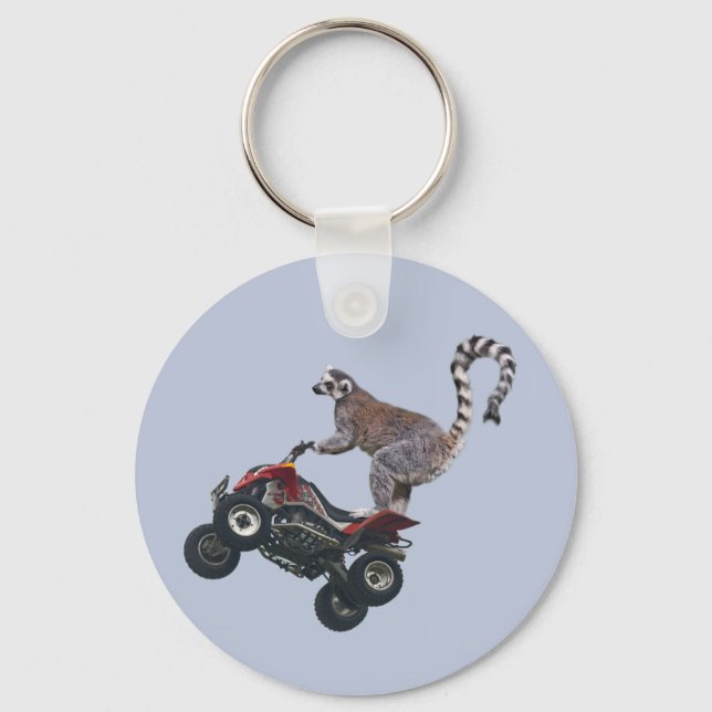 Leaping Lemur Keyring (Front)