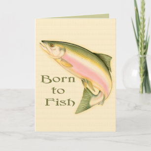 Leaping Salmon Card