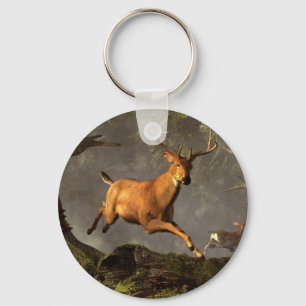 Leaping Stag Key Ring