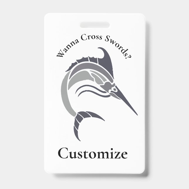 Leaping Swordfish Thunder_Cove ID Badge (Front)