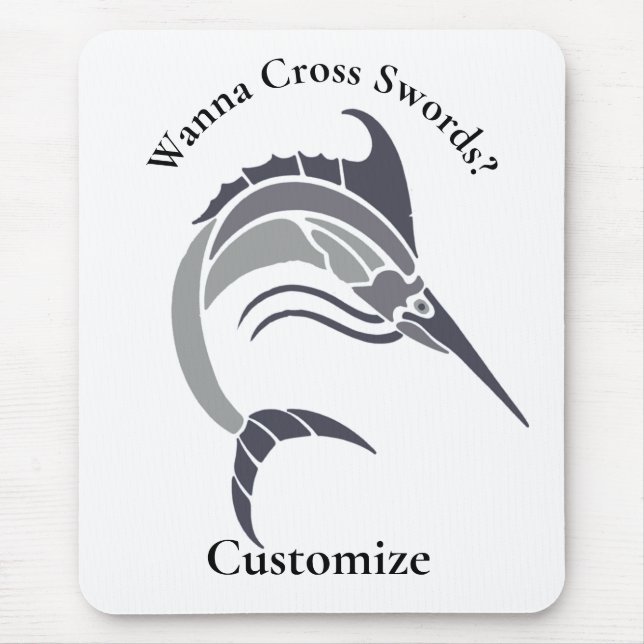 Leaping Swordfish Thunder_Cove Mouse Mat (Front)