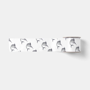 Leaping Swordfish Thunder_Cove Satin Ribbon