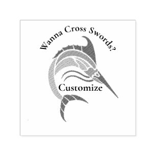 Leaping Swordfish Thunder_Cove Self-inking Stamp