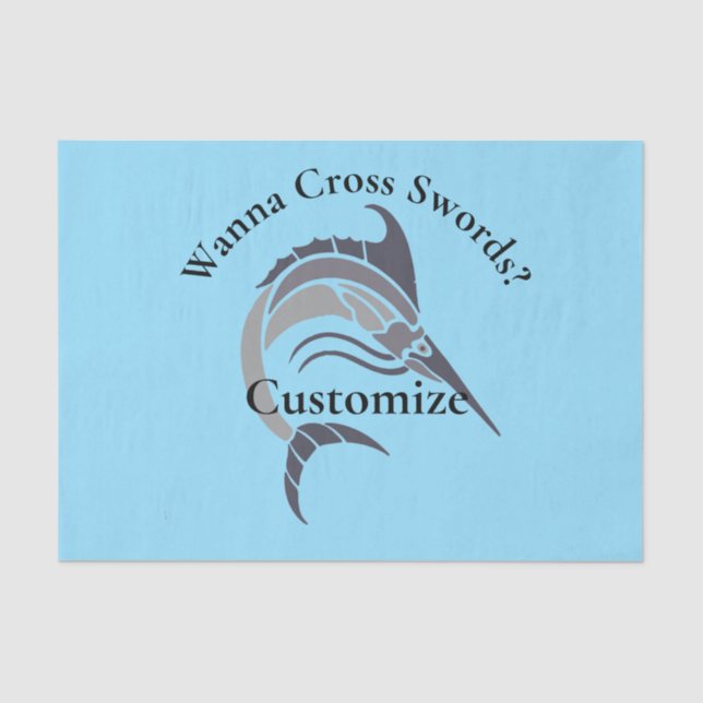 Leaping Swordfish Thunder_Cove Tissue Paper (Front)