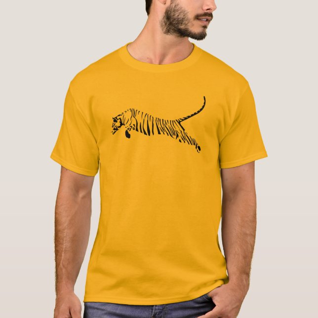 leaping tiger T-Shirt (Front)