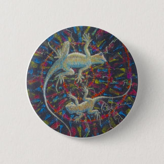 LeapingLizard 6 Cm Round Badge