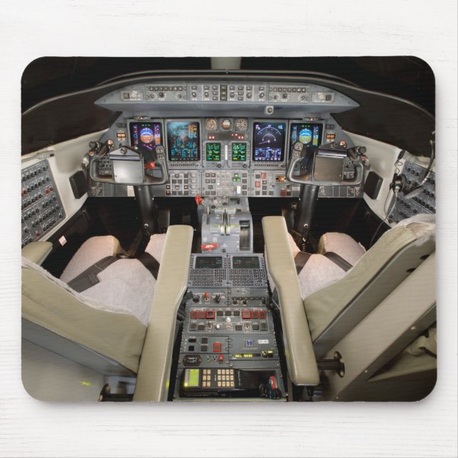 Lear Jet Cockpit Mouse Mat (Front)