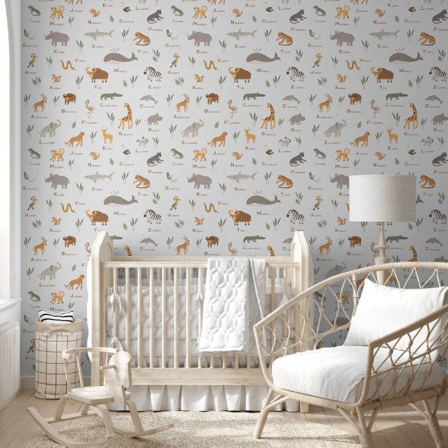 Learn ABC Wild Animals Fun Wallpaper (Kids)