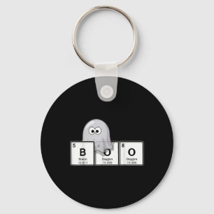 Learn Chemistry With Ghosts Teacher Boo Halloween Key Ring