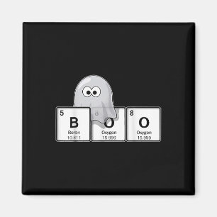 Learn Chemistry With Ghosts Teacher Boo Halloween Magnet