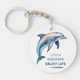 Learn Discover Enjoy Life Acrylic Keychain