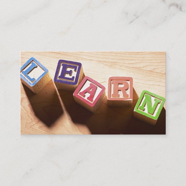 LEARN EDUCATORS BUSINESS CARD (Front)