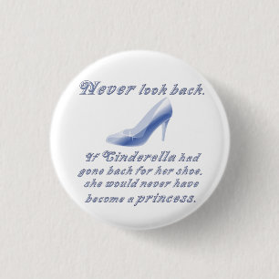 Learn from Cinderella's Shoe 3 Cm Round Badge