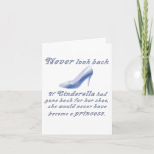 Learn from Cinderella's Shoe Card