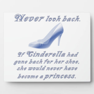 Learn from Cinderella's Shoe Plaque