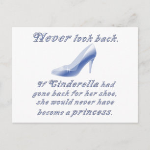 Learn from Cinderella's Shoe Postcard