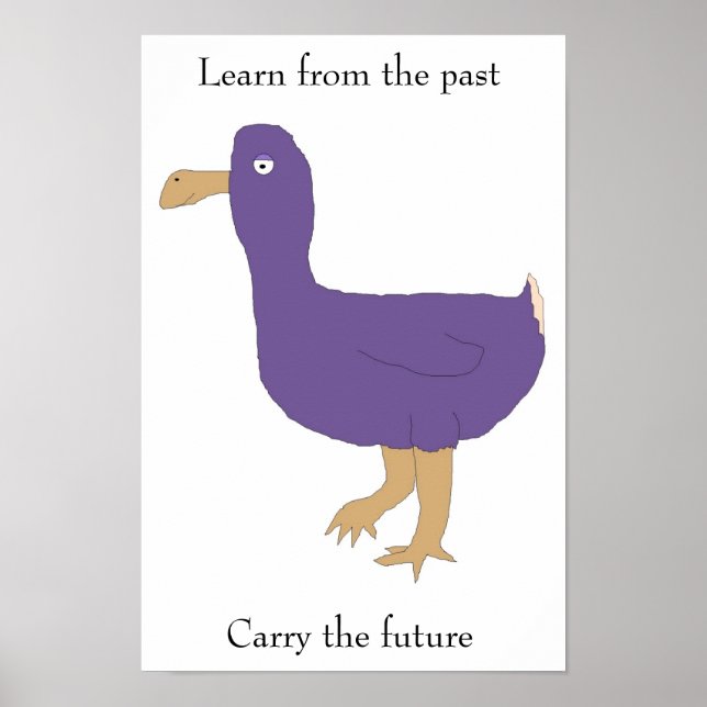 "Learn from the past / Carry the future" poster (Front)