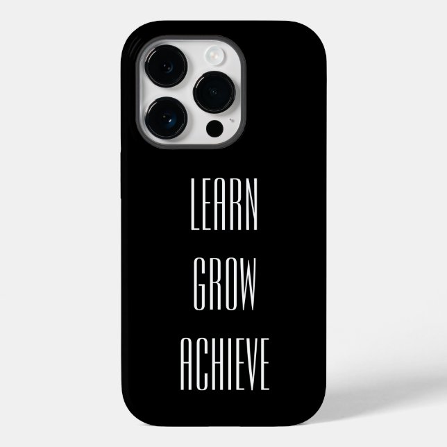 Learn, Grow, Achieve Simple Recipe for Success Case-Mate iPhone Case (Back)