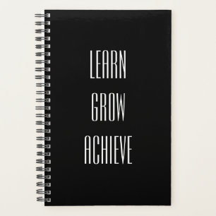 Learn, Grow, Achieve Simple Recipe for Success Planner