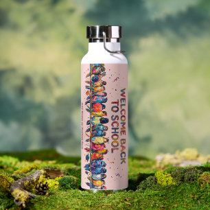 Learn Grow Shine Teacher Back to School Gift Water Bottle