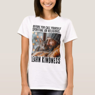 LEARN KINDNESS CAT T-Shirt T-SHIRTS