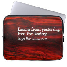 "Learn, live, hope" Inspirational Quote