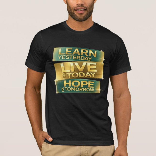 Learn Live Hope Men's T-Shirt (Front)