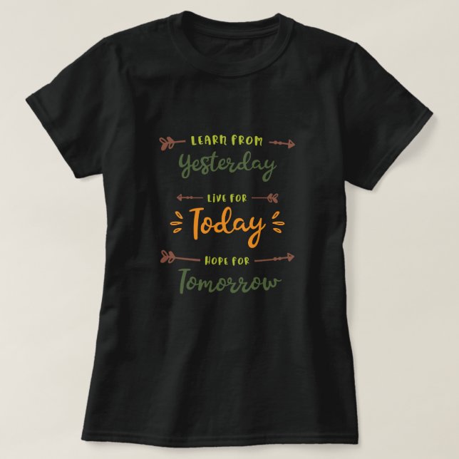 Learn Live Hope T-Shirt (Design Front)