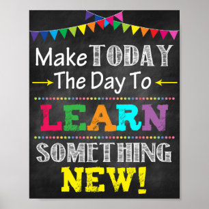 Learn Something New Printable Poster