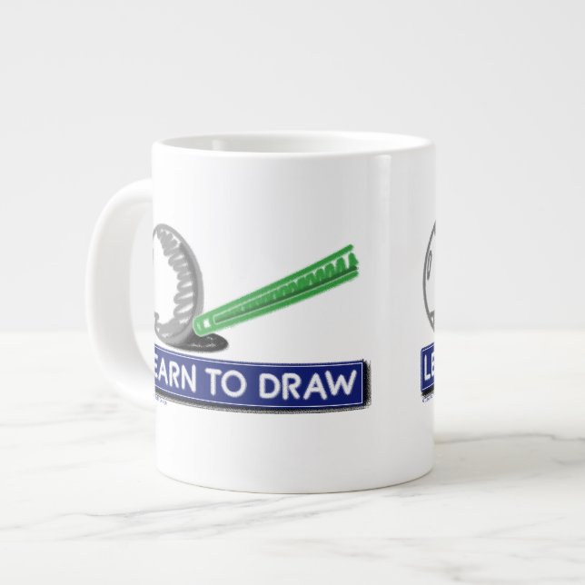 Learn to Draw Large Coffee Mug (Front Left)